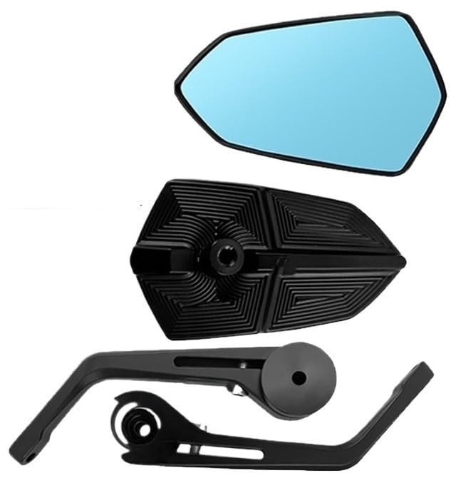 Espejos de extremo de manillar moto en aluminio mecanizado para manillares Duke 22mm