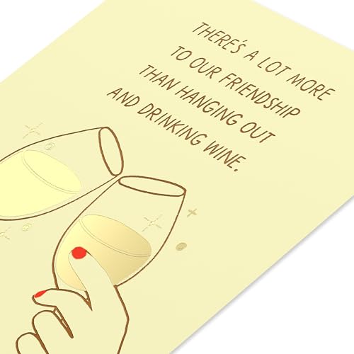American Greetings Funny Best Friend Birthday Card for Her, Friendship Birthday Card for Women (Cheers To You)