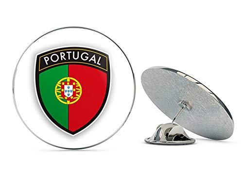 Portugal Flag Design Round Metal 0.75