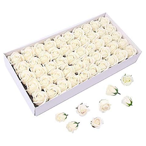 50 Stück Seifen-Rosenblüten - Flora-Duft Seife Rose Blume Cover