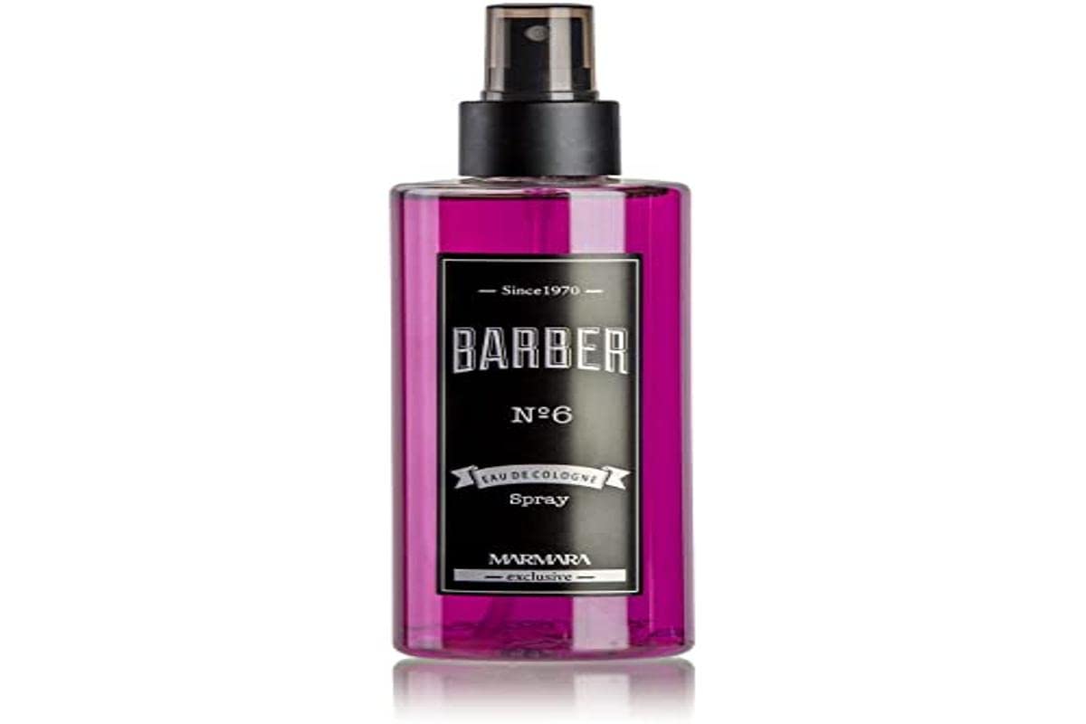 Marmara Barber Cologne - Best Choice of Modern Barbers and Traditional Shaving Fans (No 6 New Series, 250ml x 1 Bottle)