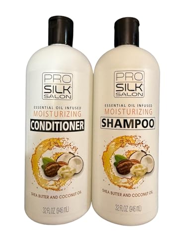 Pro silk salon - duo shampo& conditioner -shea butter and coconut oil