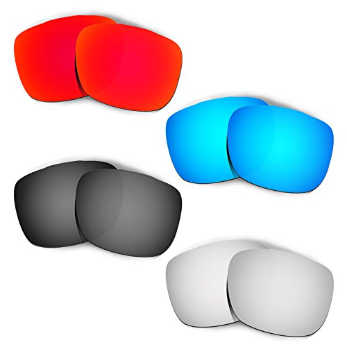 Verres de remplacement Oakley TwoFace par Plus en rouge noir bleu et titane