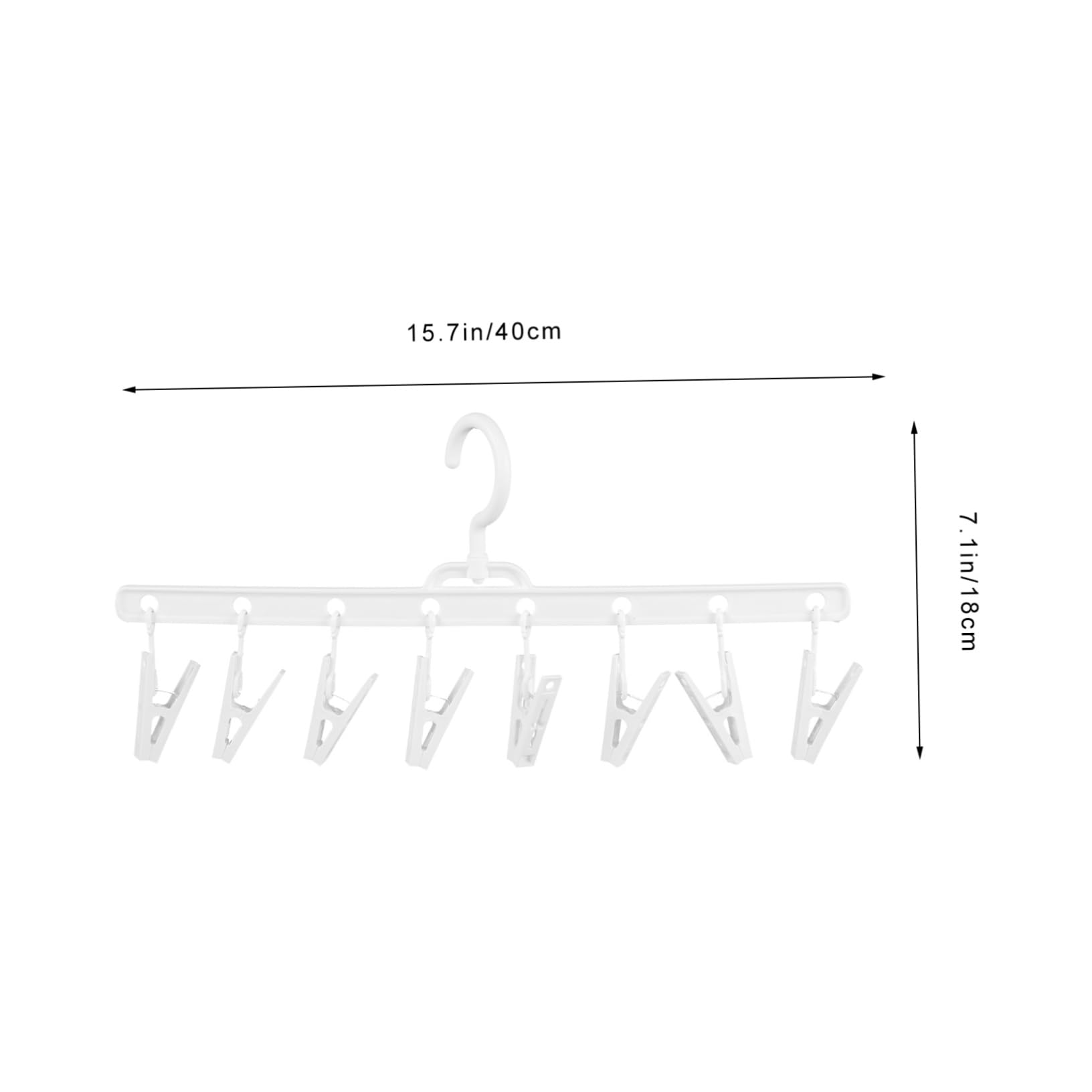 MAGICLULU 4piezas Organizador De Sombreros Multifuncional Colgador De Clips Soporte De Almacenamiento Para Bufandas y Accesorios Para Armarios