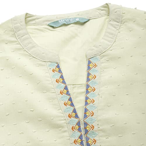 Image of Mode By Red Tape Women's Regular Tunic (MFT0056 Lime L)
