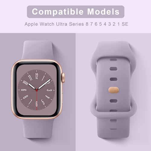 Image of Tobfit 3-Pack Strap Compatible with Apple Watch Series 10 /9 /8 /7 /6 /5 /4 /3 /2 /1 /SE 1 2 - 38mm /40mm /41mm /42mm /44mm /45mm /49mm Replacement Band for Men & Women (Smartwatch Not Included)