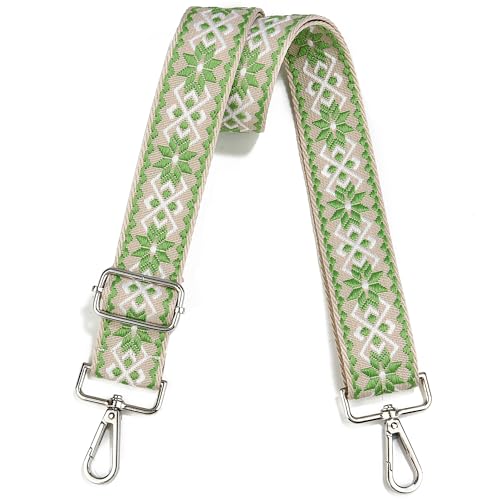 Image of Crossbody Straps for Purses Silver Hardware Purse Strap Wide Shoulder Strap Adjustable Replacement
