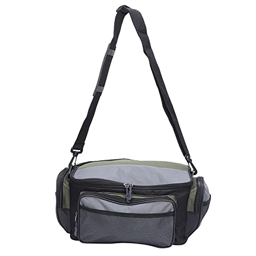 Gavigain Large Capacity Square Fishing Storage Bag Polyester Bait Bag Fishing Accessories