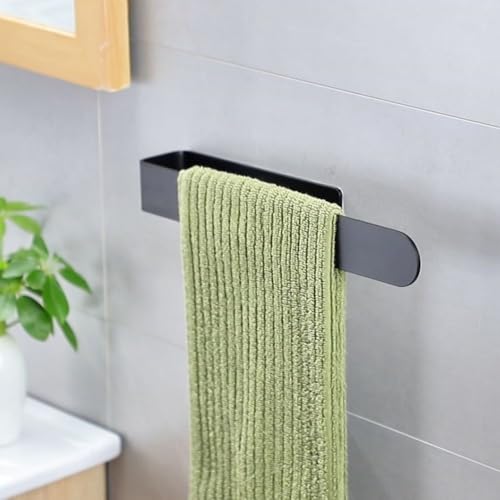 Porte-serviette salle de bain à coller pour optimiser le rangement des douches - 7