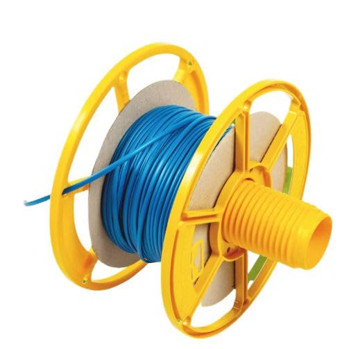 Niglon NRSY ReelSaver Cable Drum Saver, 250mm Diameter, 100mm Width, Yellow/Blue