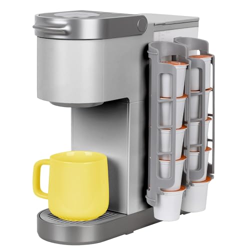 Comparison: Best Keurig Coffee Pod Dispenser 2 STORAGENIE Coffee Pod Holder Side Mount K Cup Pods Dispenser compatible with Keurig Coffee Makers, Perfect for Small Counters