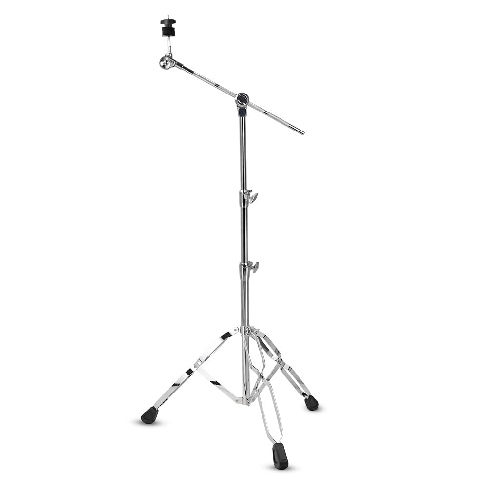 Kadence CYJ01 Jamming Series 2.8kg Cymbal Stand | Adjustable Boom Arm & Gear Tilter | Double-Braced Tripod | Gig-Ready Design | Chrome Finish-image-22
