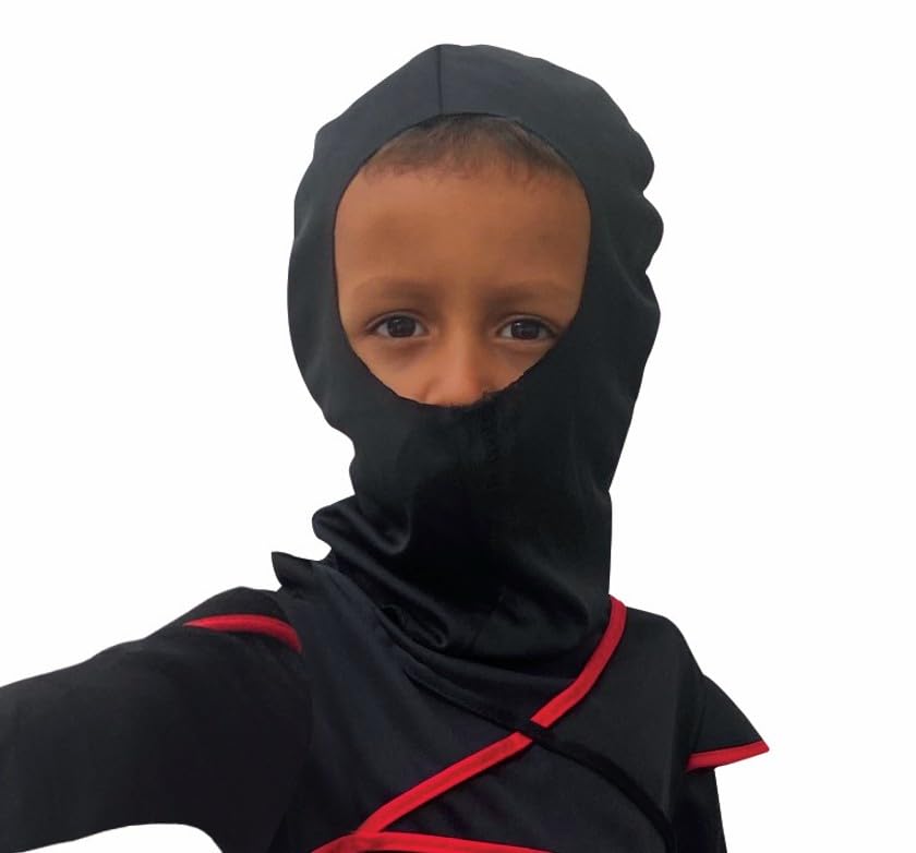 Rubies - Costume Ninja Per Bambini (7-8 Anni, 122-128 Cm) - Carnevale