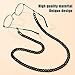 Ymiko Acrylic Eyeglass Chain, Fashionable Glasses Holder Necklace with Material, for Sunglasses Reading Sports Daily Use