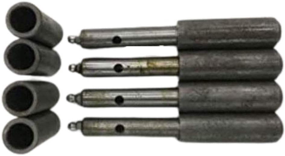 4 Weld on Barrel Gate Hinges 4 1/2" Heavy Duty Weld On