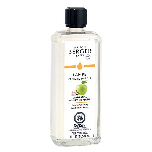 Green Apple - Lampe Berger Fragrance Refill For Home Fragrance Oil Diffuser - 33.8 Fluid Ounces - 1 Liter #TOP2