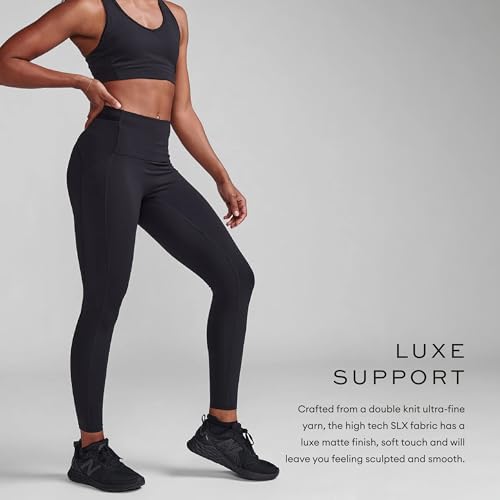 2XU Women's Form Hi-Rise Compression Tights - Performance Activewear for Training, Improved Recovery - Black/Black4