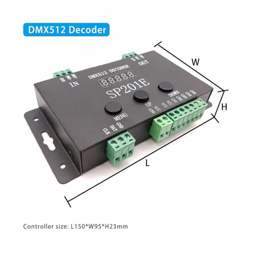 Décodeur DMX512 SP201E pour contrôler facilement un ruban LED pixel WS2812B