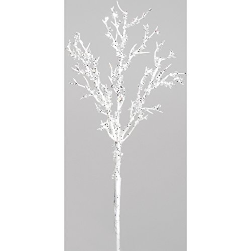 Darice Christmas Floral Ice Pick Party Supplies, White 60 Pieces