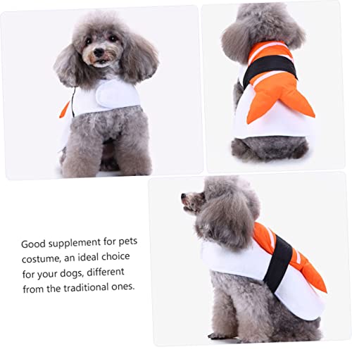 Disfraz para perros Halloween Sushi naranja Talla L miniatura 5