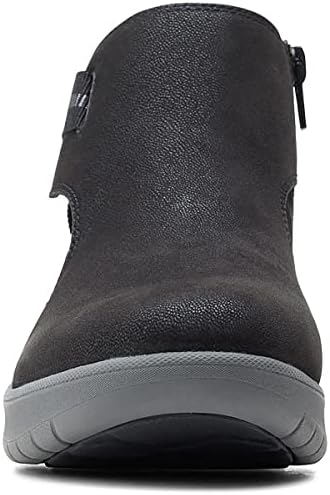 Clarks womens Adella Cove Ankle Boot, Black Textile, 7.5 US | Image 2