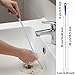 Ymapinc Shower Drain Cleaner Brush, 2 Pcs 18.11inch Shower Drain Clog Remover Tool for Hair Remover, Sink Cleaning Tool, Sink Brush, Plumbing Cleaning Tools for Kitchen & Bathroom