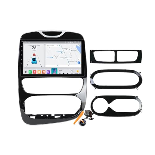 Autoradio Clio 4 GPS Android 15.0 avec CarPlay sans fil pour ZOE MK4 2012-2019