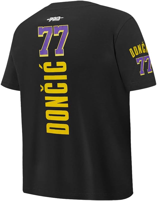 Pro Standard NBA Boys Big Boys NBA Los Angeles Lakers Classic Player Cotton Short Sleeve Tee - Image 4