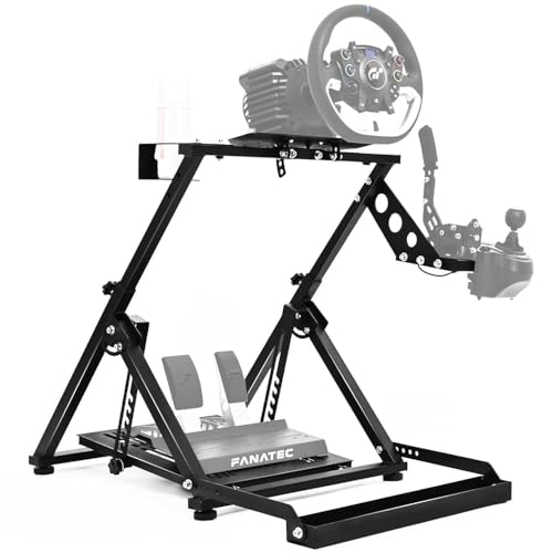 Dardoo X Frame Racing Wheel Stand Foldable Fit for Logitech G25 G27 G29 G920, for Thrustmaster T300RS GT Adjustable Racing Simulator Steering, NOT Included Wheel Pedal Handbrake and Shifter
