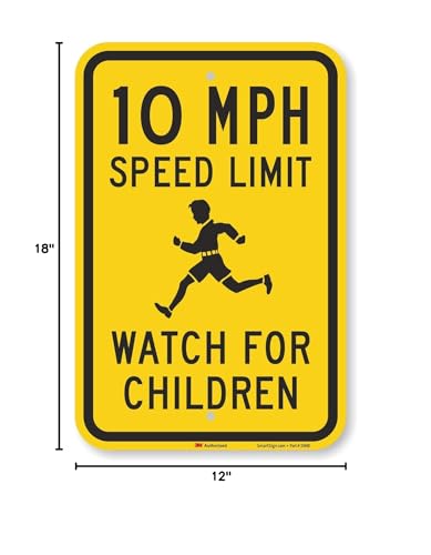 Amazon.com: SmartSign: Speed Limit Signs - 10 MPH