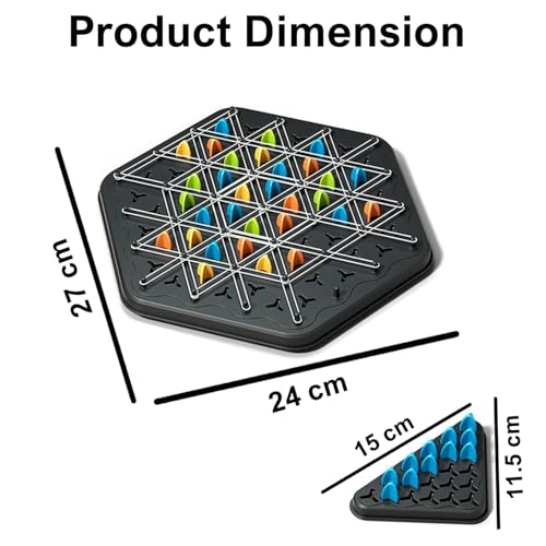 Image of SIGNAMIO Puzzle Geometry Memory Chess Triangle Strategy Board Games for 6 to 10+ Years for Families and Games for Adults at Home Kids and Teens