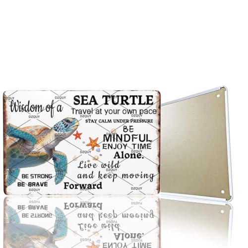 DZQUY Affiche amusante en métal pour salle de bain, décoration murale de toilettes, décoration murale rétro pour salle de bain, toilettes, décoration murale pour la maison et la salle de bain, 20,3 x