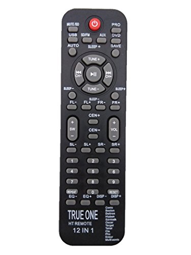 Image of LipiWorld 12 in 1 True ONE Home Theater System Remote Control Compatible for Enkor Home Theater Remote and Many More