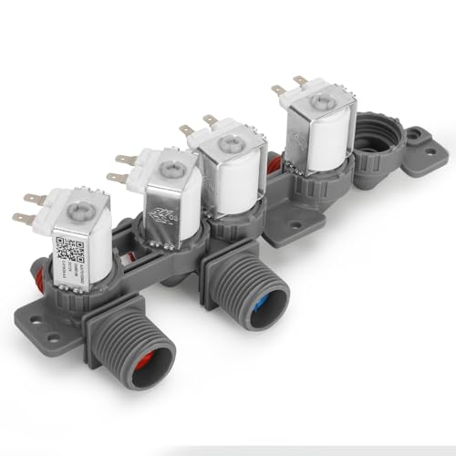 AJU75152602 Washer Inlet Valve Assembly Compatible with lg WT7405CW WT7305CV WT7305CW WT7150CW WT7300CW WT7900HBA WT7800CW WT7300CV WT7100CW, Replaces: 5221EA1008S, PD00060681