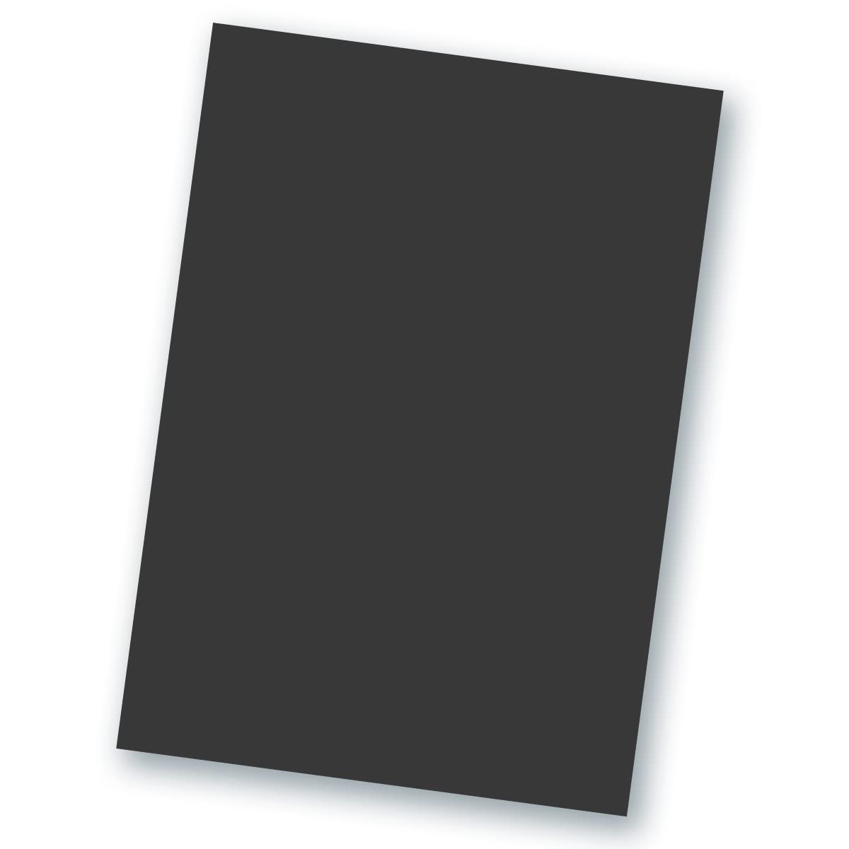 400 Blatt TonKarton DIN A4 - Farbe: Schwarz -Ton-Papier 160 g/m² matte Oberfläche - Ton-Zeichen-Papier Bastel-Papier Bastel-Karton - Glüxx-Agent