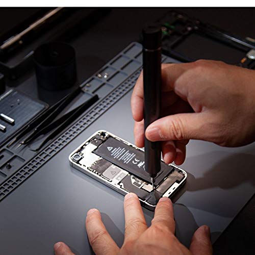 Docosu Cordless Electric Screwdriver Mini Electric Screwdriver Lithium Electric Precision Screwdriver Rechargeable Electronics Power Screwdriver Sets With LED Light Electric Screwdriver Rechargeable