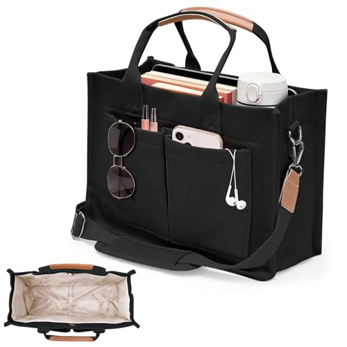 Tobriavor Bolso Tela Mujer, Bolso de Lona Tote Bag, Múltiples