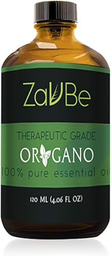 MABUA Aceite de orégano (Origanum vulgare) 100% puro, natural, grado terapéutico, 4.1 fl oz (4 oz) / 0.3 fl oz (1/3 oz)