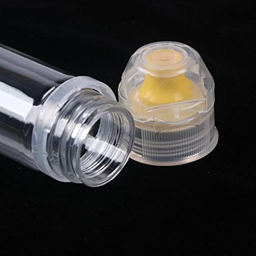 Raynag 8 Pack Mini Reusable Plastic Squeeze Bottle Condiment Dispenser For Salad Sauce Ketchup Honey,Random Color #TOP2