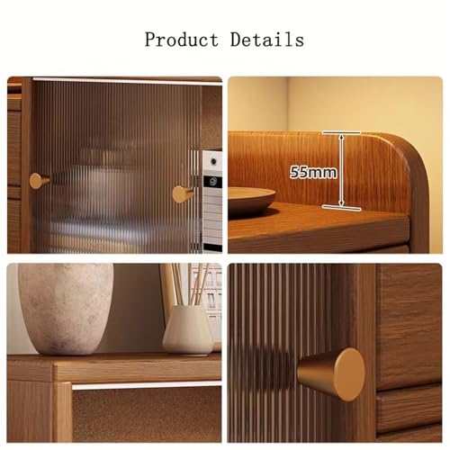 Estantería de mesa acrílica de lujo ligero con tablero artificial elegante 5