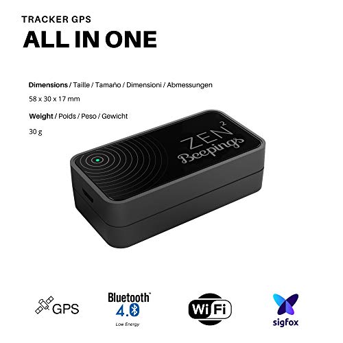 Tracker GPS ZEN2 By Beepings, con fissaggio