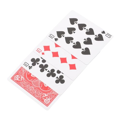 TOYANDONA 4stücke Teiliges Pokerkarten Professionelle Spielkarten Für Tricks Und Partyspiele Langlebig Für Zuhause Und Unterwegs