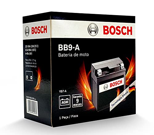 Bateria Moto SUZUKI GS 120 Bosch 9ah bb9-a (yb7-a)