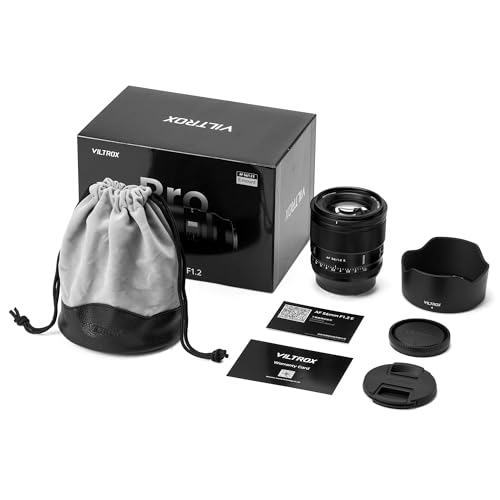 Image of VILTROX 56mm F1.2 Pro E, AF 56mm f /1.2 E for Sony E-Mount, F1.2 Large Aperture Portrait Lens for Sony A7 IV A7C II A6700 ZV-E10 II A7R V A7S III A6400 FX30 A6600