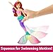 Mattel Disney Princess Toys, Ariel Swimming Mermaid Fashion Doll with Color-Change Hair & Tail, Inspired by The Little Mermaid Movie (Amazon Exclusive)