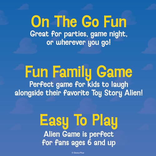 Image of Disney Toy Story Alien Dice Game, Family Game Night, Travel Games, 6+