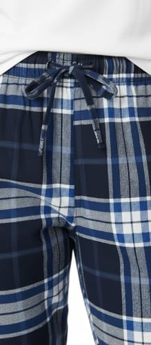Image of Womens Multicolor Cotton Checkered Pyjama | Checks Pajama for women with Elastic & Drawstring Plus Size (S TO 8XL)