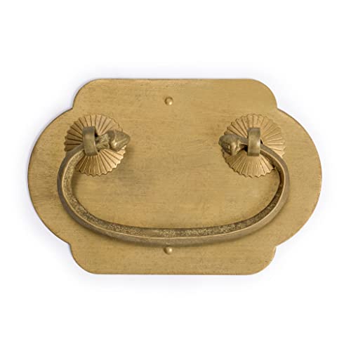 Hardware Philosophy Wealthy Brass Drawer Handle Hardware Pulls - Set Of 2 #TOP8