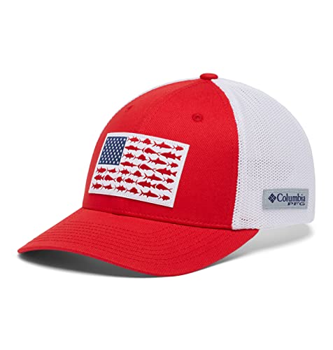 Image of Columbia Unisex Adult PFG Logo Mesh Ball Cap