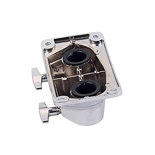 Soporte de Montura para Tom de Batería Metal Durable de Doble Agujero Toddmomy, Abrazadera de Montaje para Platillo, Ligero y Fácil de Usar, Accesorio para Percusión miniatura 6